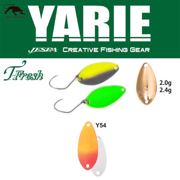 Yarie 708T T-Fresh 2,4gr Y54 Orange/Red Lžíce Třpytka