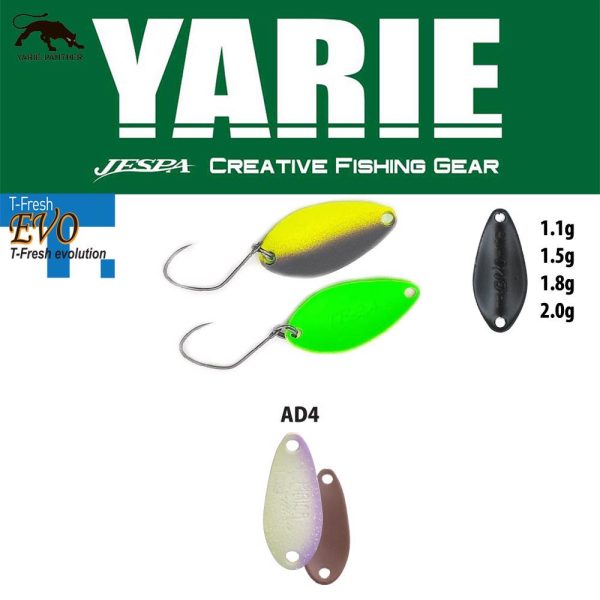 Yarie 710T T-Fresh Evo 1,1gr AD4 Milk Cocoa Lžíce Třpytka