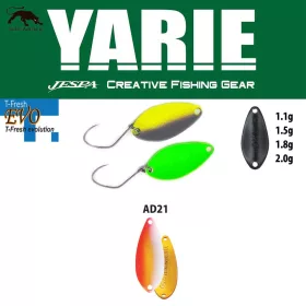   __Yarie__ 710T T-Fresh Evo 1,5gr AD21 Uzakin Lžička Třpytka