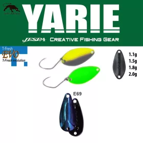   Yarie 710T T-Fresh Evo 1,5gr E69 Fire Blue Lžičková třpytka