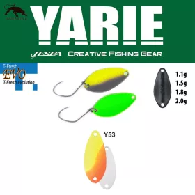 Yarie 710T T-Fresh Evo 1,5gr Y53 Lemon/Orange Třpytka