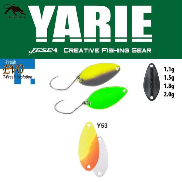 Yarie 710T T-Fresh Evo 1,5gr Y53 Lemon/Orange Třpytka