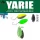 Yarie 710T T-Fresh Evo 1,5gr Y75 Green Hololume Třpytka