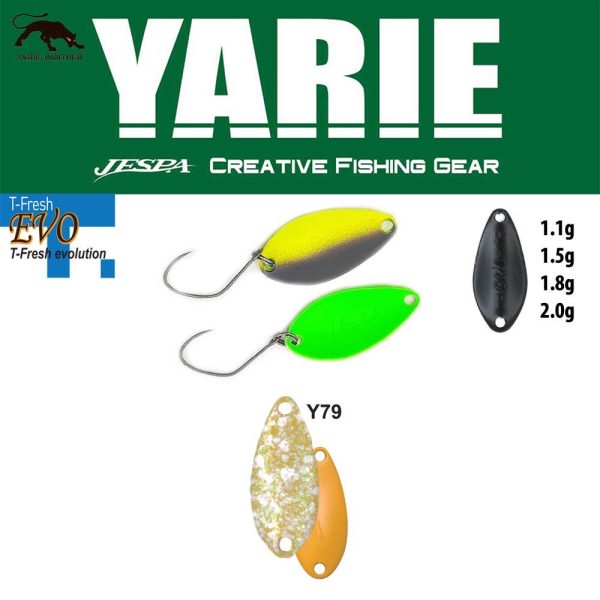 Yarie 710T T-Fresh Evo 1,5gr Y79 Zarame Lžičková třpytka