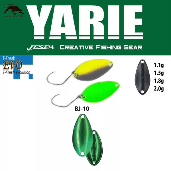 Yarie 710T T-Fresh Evo 1,8gr BJ-10 Uesama Lžičková třpytka