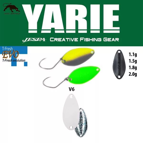 Yarie 710T T-Fresh Evo 1,8gr V6 Uzagin lžíce třpytka