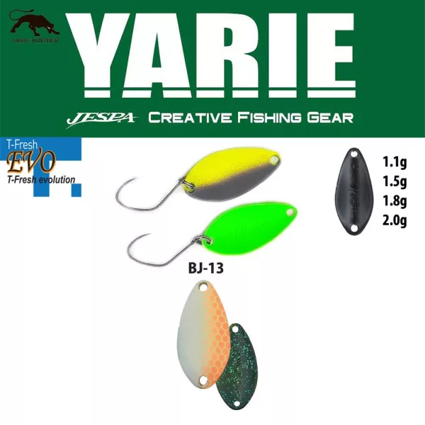 Yarie 710T T-Fresh Evo 2,0gr BJ-13 Shigeo lžíce třpytka