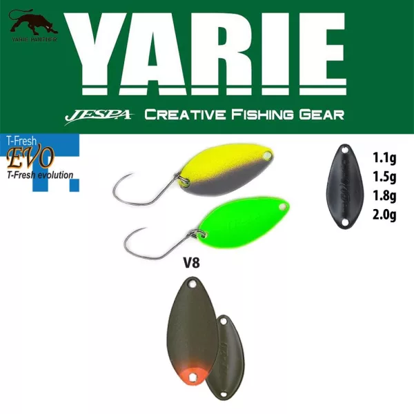 Yarie 710T T-Fresh Evo 2,0gr V8 Kanimiso Ikura Lžíce Třpytka