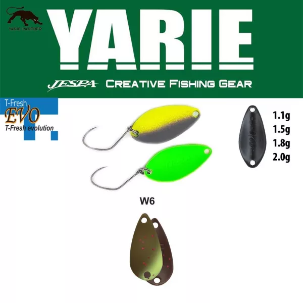 Yarie 710T T-Fresh Evo 2,0gr W6 Ehuesukai Lžíce třpytka