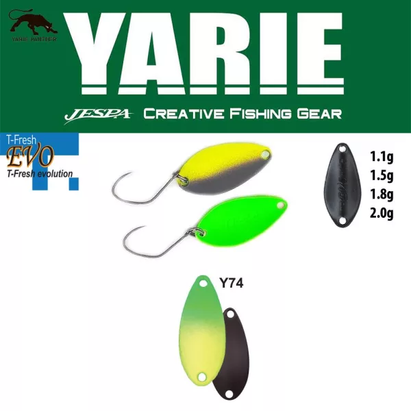 Yarie 710T T-Fresh Evo 2,0gr Y74 Green/Lemon plandavka