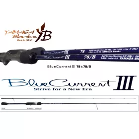   Yamaga Blanks Blue Current III 78 2,42m 2-15gr 2dílný přívlačový prut