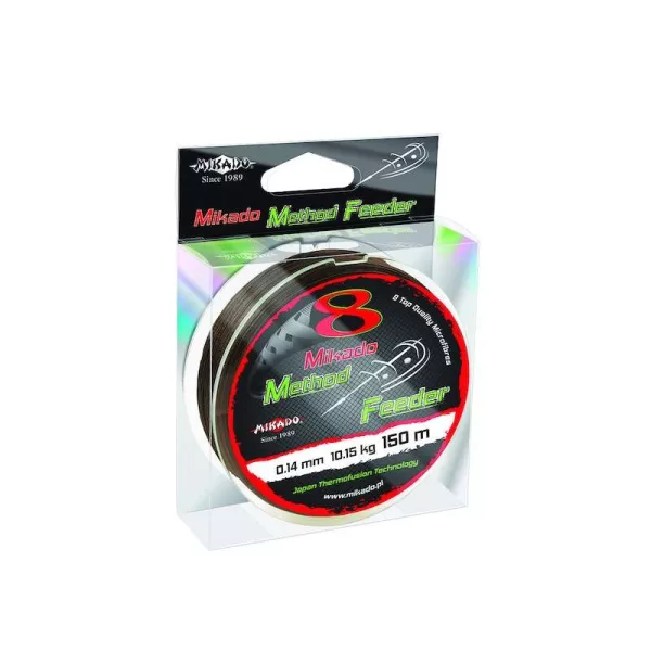 Mikado Octa Method Feeder 0,12mm 150m Pletená hlavní šňůra