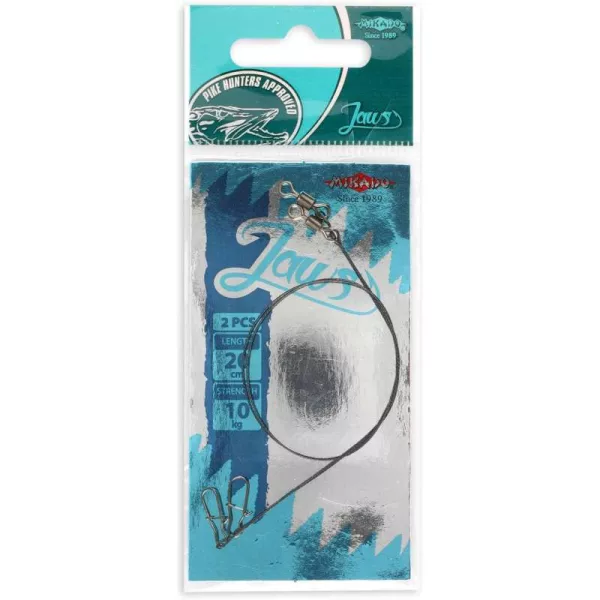 Mikado Jaws Wolfram 35cm 15kg Návazec na dravce 2 ks