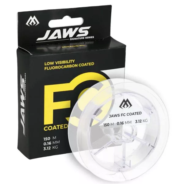 Mikado Jaws Fluorocarbon Coated 0,2mm 150m Monofilní Hlavní Vlasec