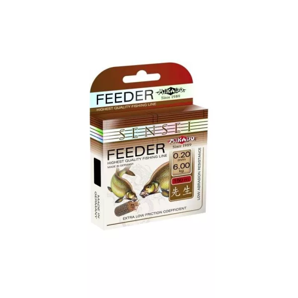Mikado Sensei Feeder 0,20mm 150m Černá monofilní kmenová šňůra